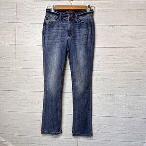 Judy Blue Jeans Womens Size 7/28 Medium Wash Skinny Fit Capri Stretch Comfort
